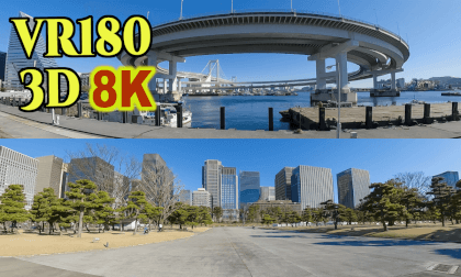 Hyperstereoscopy 3D of Tokyo Urban landscape shoto on GoPro Hero 11 Black