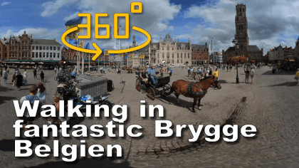 Bruges  Belgium's biggest tourist attractions VR Video Bruges  Belgium's biggest tourist attractions VR