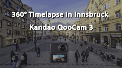 360° Timelapse in Innsbruck, Austria. Shot with Kandao QooCam 3 360° Timelapse in Innsbruck, Austria. Shot with Kandao QooCam 3