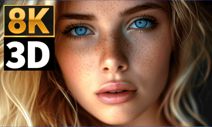 Beautiful Face Portraits (8K 3D) VR Video Beautiful Face Portraits (8K 3D) VR