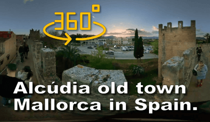 The old town Alcudia Mallorca