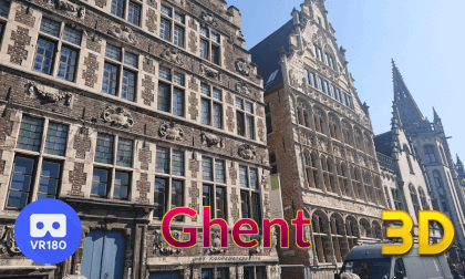 (Long) Visit of the city Ghent in Belgium in VR180