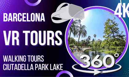 Walking Tours - Ciutadella Park Lake Barcelona VR Video Walking Tours - Ciutadella Park Lake Barcelona VR