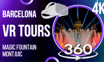 Magic Fountain Montjuic Barcelona VR Video Magic Fountain Montjuic Barcelona VR