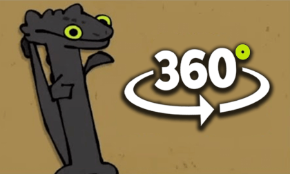 Toothless Dragon Dancing Meme, but its a 4K VR 360 Video