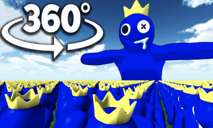 Rainbow Friends - 100 Players Fight | VR/360° Experience