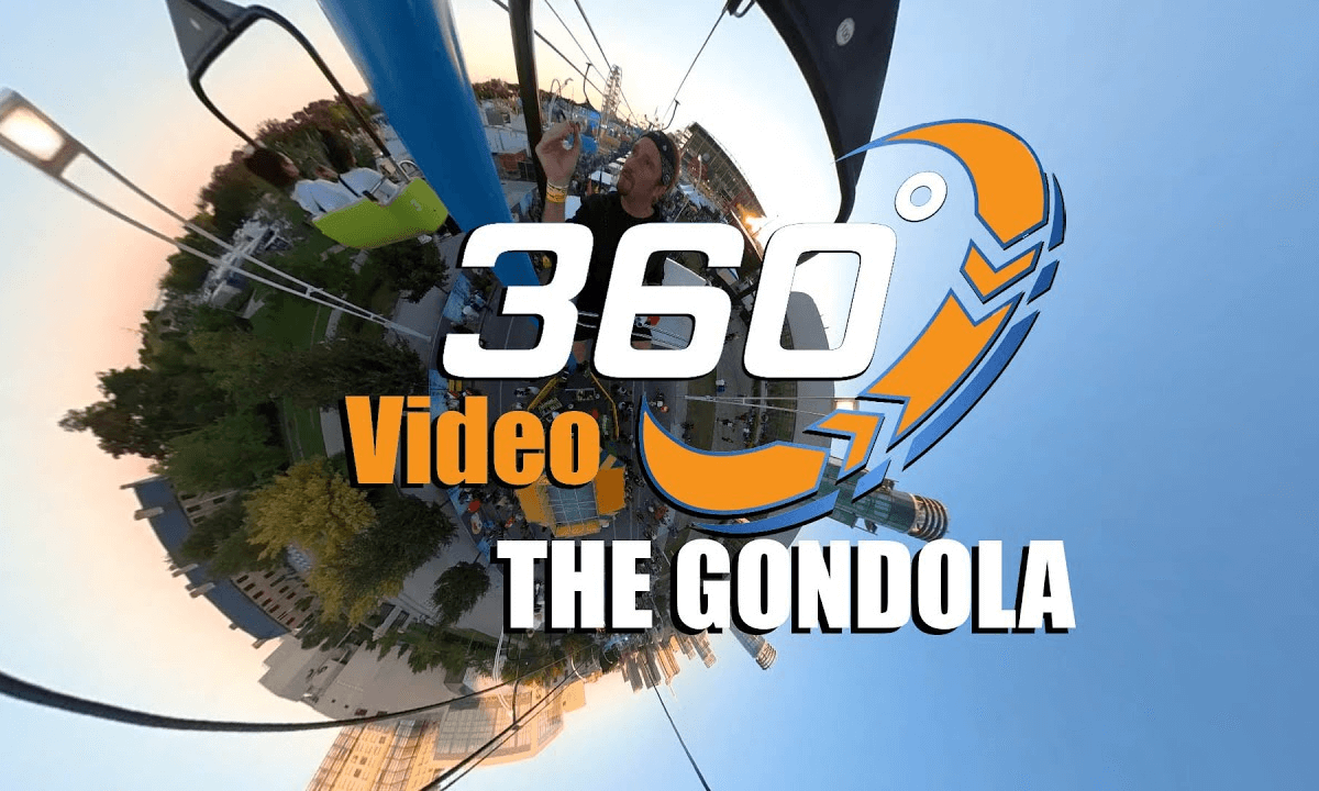the Gondola - Trippy 360° Virtual Reality Voyage Over the CNE Grounds