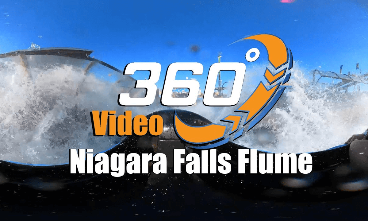 LOG RIDE at the CNE - Virtual Reality 360° video - Niagara Falls Flume LOG RIDE at the CNE - Virtual Reality 360° video - Niagara Falls Flume