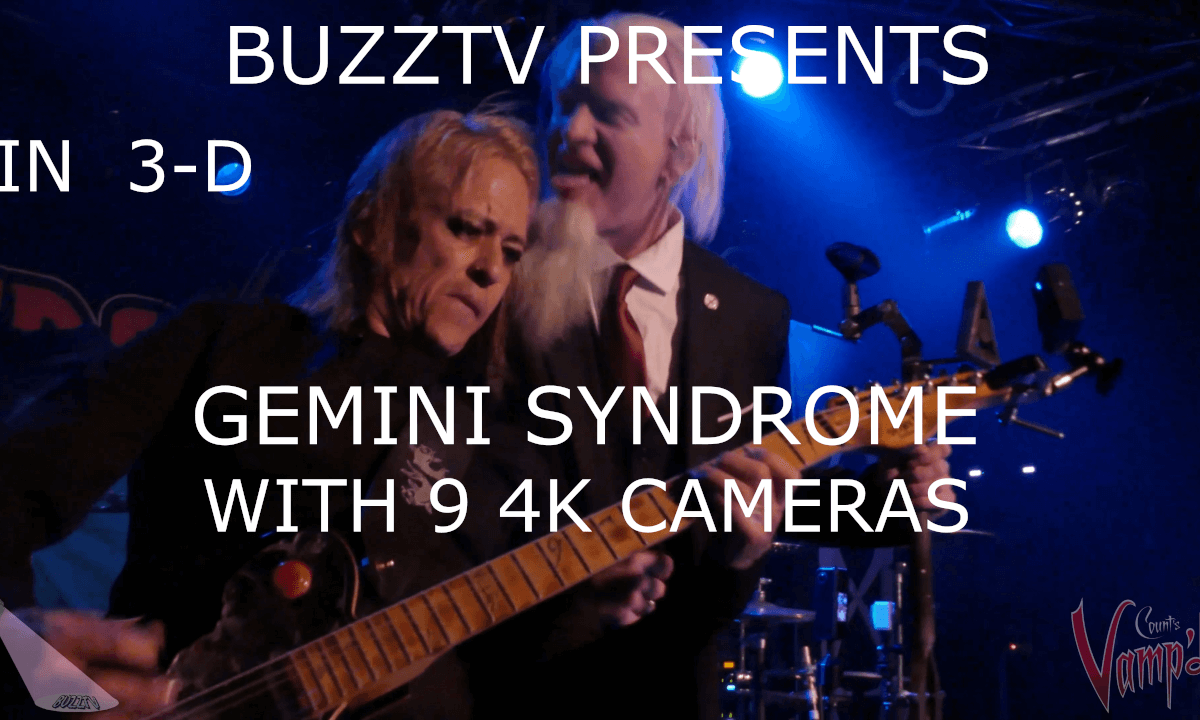 GEMINI SYNDROME live in las vegas 4K  3-D SBS VR Video GEMINI SYNDROME live in las vegas 4K  3-D SBS VR