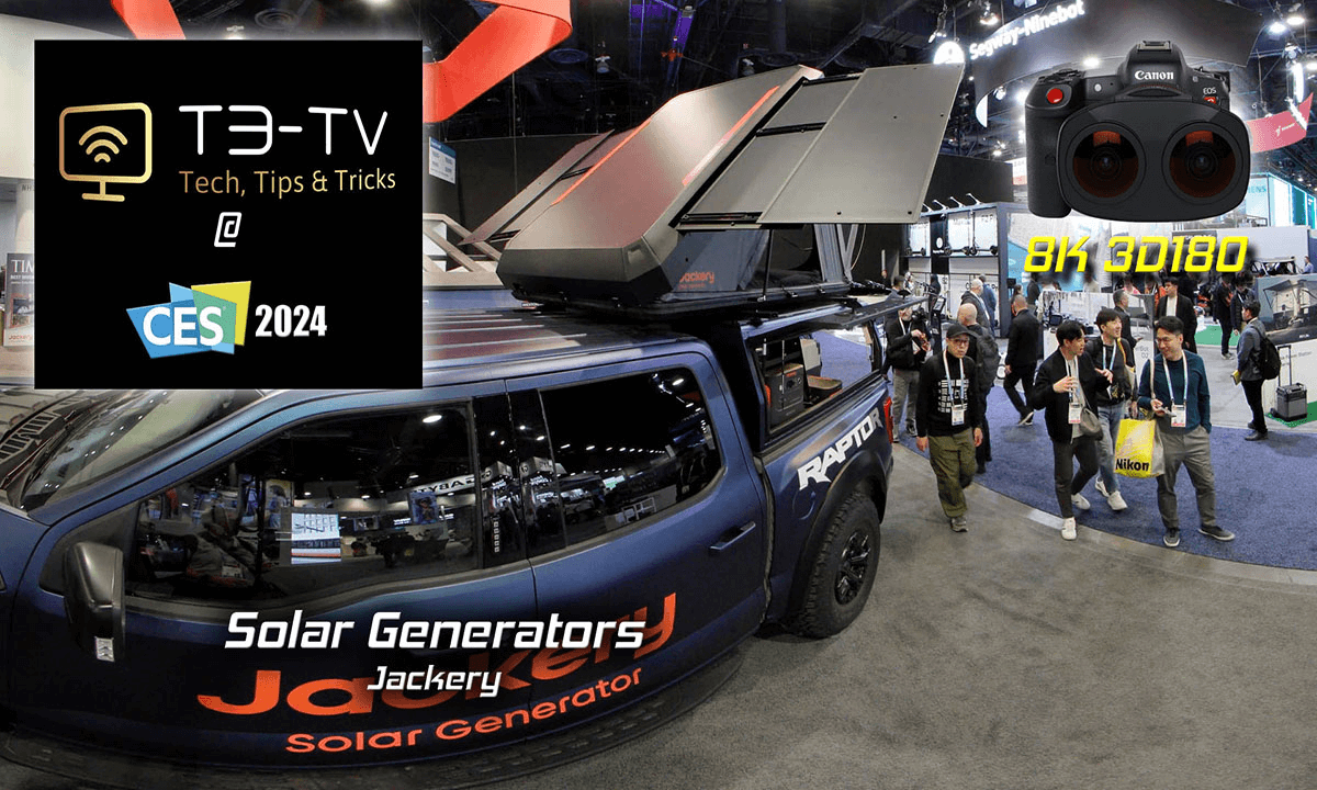 CES 2024 - Jackery Solar Generators (8K 3D VR180)