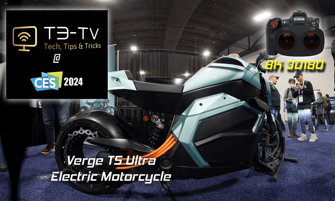 CES 2024 - Verge E-Motorcycle (8K 3D VR180)
