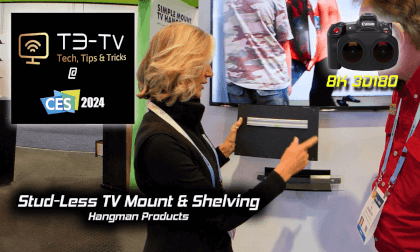 CES 2024 - Hangman Studless TV Mounts & Shelving (8K 3D VR180) VR Video CES 2024 - Hangman Studless TV Mounts & Shelving (8K 3D VR180) VR