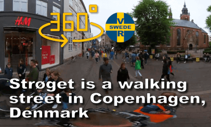 Strøget is a pedestrian street in Indre By in Copenhagen, Denmark.