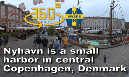 Nyhavn is a small harbor in central Copenhagen, Denmark