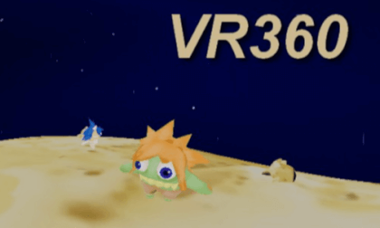 Blanka-Chan and Felicia-Chan on the moon