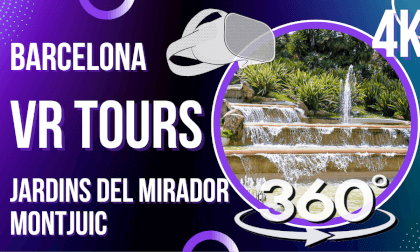 Walking Tours - Jardins del Mirador Montjuic Barcelona VR Video Walking Tours - Jardins del Mirador Montjuic Barcelona VR
