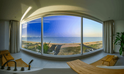 Starry Night to Peaceful Ocean Morning : 16K VR180 Timelapse in Ocean View Hotel Room VR Video Starry Night to Peaceful Ocean Morning : 16K VR180 Timelapse in Ocean View Hotel Room VR