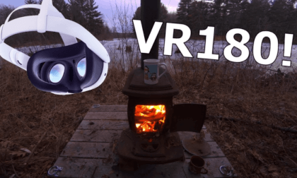 Enjoy a Little Fire by the River! CALF VR180 VR Video Enjoy a Little Fire by the River! CALF VR180 VR