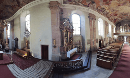 Church shot on QooCam 3 VR Video Church shot on QooCam 3 VR