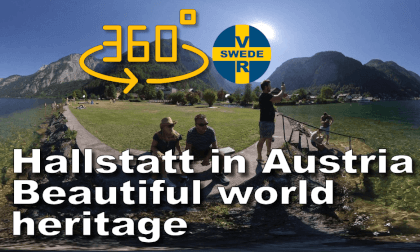 Hallstatt in Austria Beautiful world heritage with a lot to see VR Video Hallstatt in Austria Beautiful world heritage with a lot to see VR
