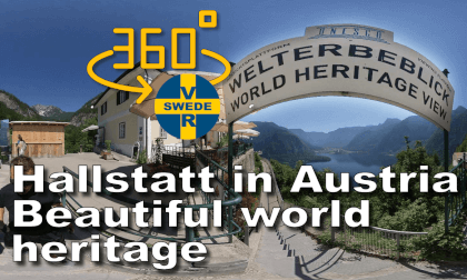 Hallstatt cabel car to Skywalk VR Video Hallstatt cabel car to Skywalk VR