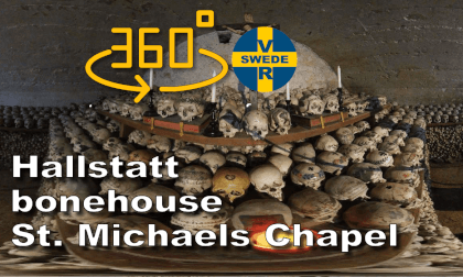 Largest collection of skulls ever in Hallstatt bonehouse VR Video Largest collection of skulls ever in Hallstatt bonehouse VR