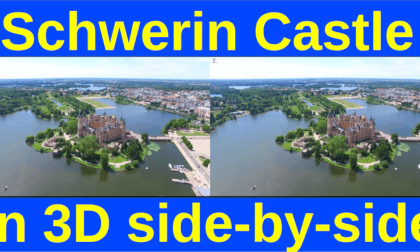 Schwerin Castle, Mecklenburg-Vorpommern, Germany in iXYt 3D side-by-side video for VR Schwerin Castle, Mecklenburg-Vorpommern, Germany in iXYt 3D side-by-side video for VR