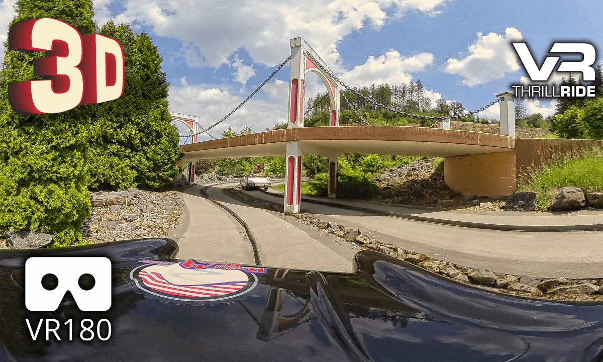 Experience Rocky Mountain Rally in 3D - Fort Fun Abenteuerland VR Thrillride onride POV VR180