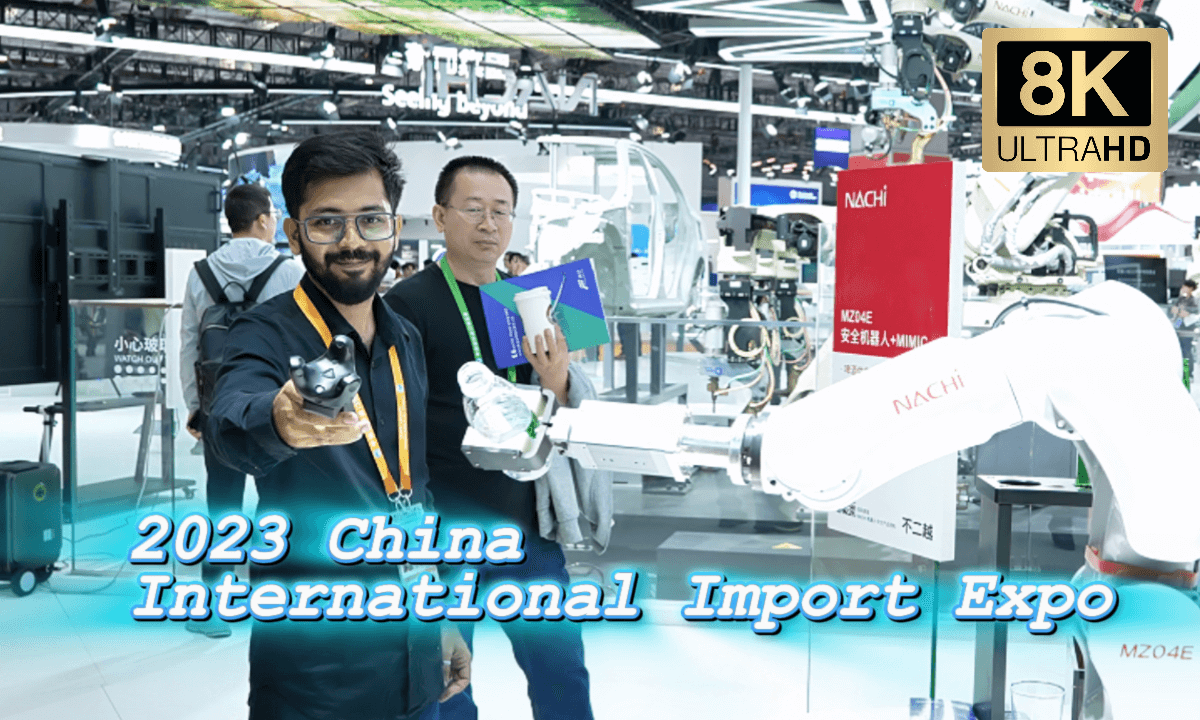Come to CIIE,Enjoy the latest technological equipment.