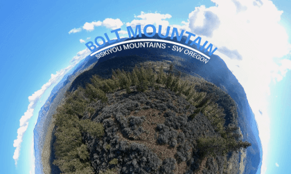 360° Invisible Drone | Bolt Mountain (low altitude pass) - SW Oregon