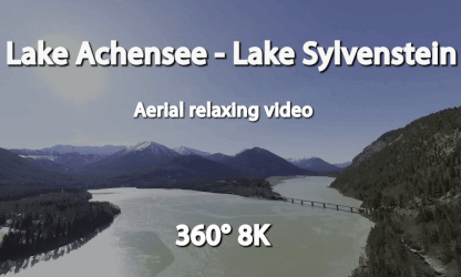 Flight over Lake Achensee,  Tux Valley and Lake Sylvenstein.  (Austria - Germany) Flight over Lake Achensee,  Tux Valley and Lake Sylvenstein.  (Austria - Germany)