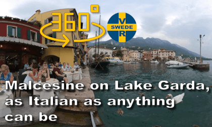 Malcesine on Lake Garda, as Italian as anything can be VR Video Malcesine on Lake Garda, as Italian as anything can be VR