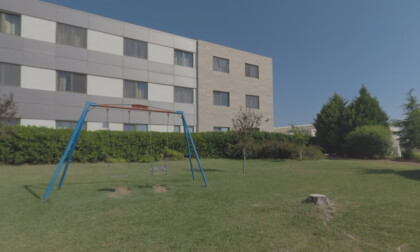 360 VR Evexia Rehabilitation Center with green garden. Nea Kallikratia, Greece