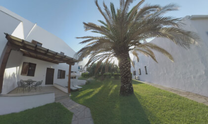 360 VR Cottages for rent at Trikorfo Beach apartment hotel, Greece