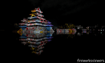 (VR180・3D) 2024.02.04 国宝 松本城天守 プロジェクションマッピング VR Video (VR180・3D) 2024.02.04 国宝 松本城天守 プロジェクションマッピング VR