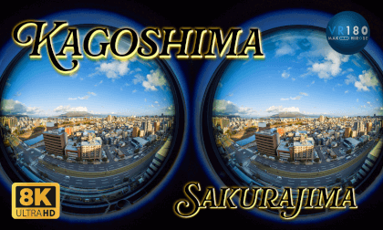 Sakurajima volcano, 鹿児島 桜島 Kagoshima, VR180 Timelapse -Travel Japan - Sakurajima volcano, 鹿児島 桜島 Kagoshima, VR180 Timelapse -Travel Japan -