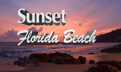 Sunset on the Ocean, Florida