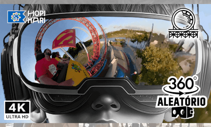 Montanha Russa VR 360 Katapul Hopi Hari (Boomerang) VR Video Montanha Russa VR 360 Katapul Hopi Hari (Boomerang) VR