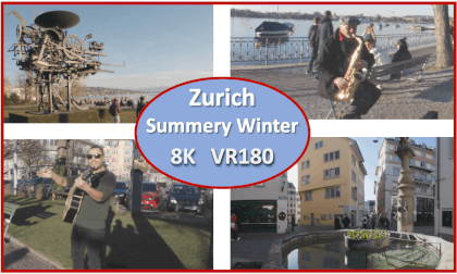 Zurich, Switzerland - A warm spell in mid winter VR Video Zurich, Switzerland - A warm spell in mid winter VR