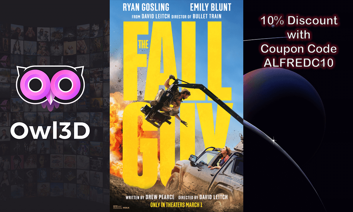 The Fall Guy in 3D with Owl3D AI