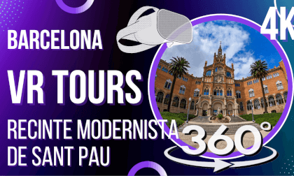 Sagrada Familia to Recinte Modernista de Sant Pau VR Video Sagrada Familia to Recinte Modernista de Sant Pau VR