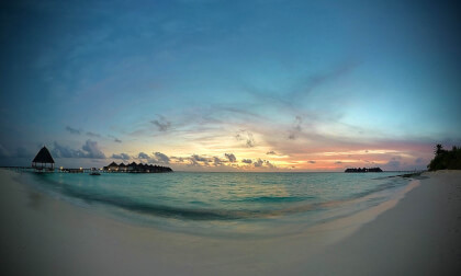 Beach Chill Out Sunset 8k VR 360 stereo