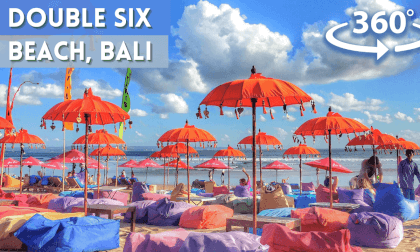 Travel in Double Six Beach Bali, Indonesia VR Video Travel in Double Six Beach Bali, Indonesia VR