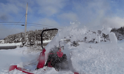 Snow Blower   in Virtual Reality VR Video Snow Blower   in Virtual Reality VR