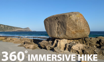 Cable Beach and Cave Point - Torndirrup National Park - Western Australia, 360 hiking video VR Video Cable Beach and Cave Point - Torndirrup National Park - Western Australia, 360 hiking video VR
