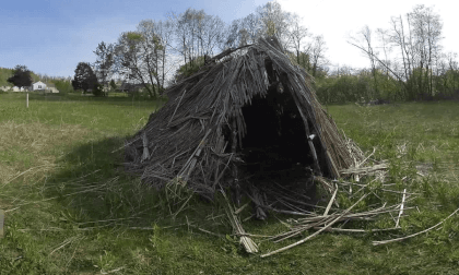 Indian Hut - River Edge Nature Center - Newburg WI Indian Hut - River Edge Nature Center - Newburg WI