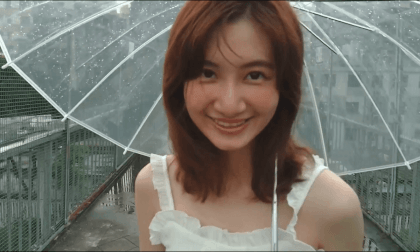 a sweet date in rain