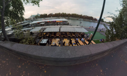 360 VR Seine waterfront and Quai d'Orsay in Paris, France