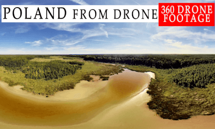 Skybound Splendor: A Drone's 360° Journey Through Poland's Natural Wonders