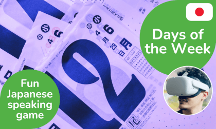 Days of the Week | Japanese Language Game | 360 3D 8K | DYNAMIC LANGUAGES Days of the Week | Japanese Language Game | 360 3D 8K | DYNAMIC LANGUAGES